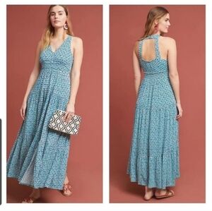 Anthropologie‎ Maeve Mabel Tiered Maxi Dress Size XS